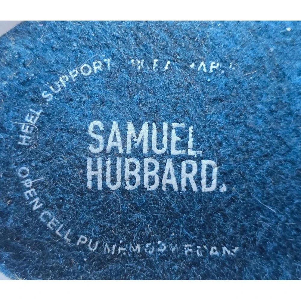 SAMUEL HUBBARD Spring Back Slippers Royal Blue 9.5 43 Monopett Felt Comfort - Picture 3 of 16